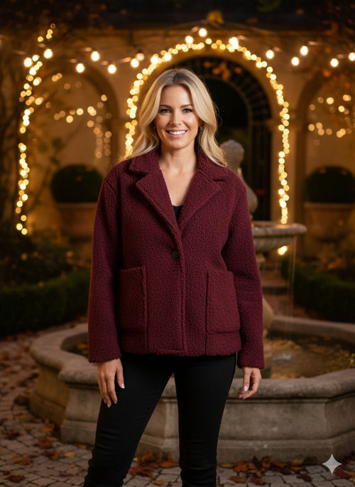 Teddy Boucle 2 Pocket Coat