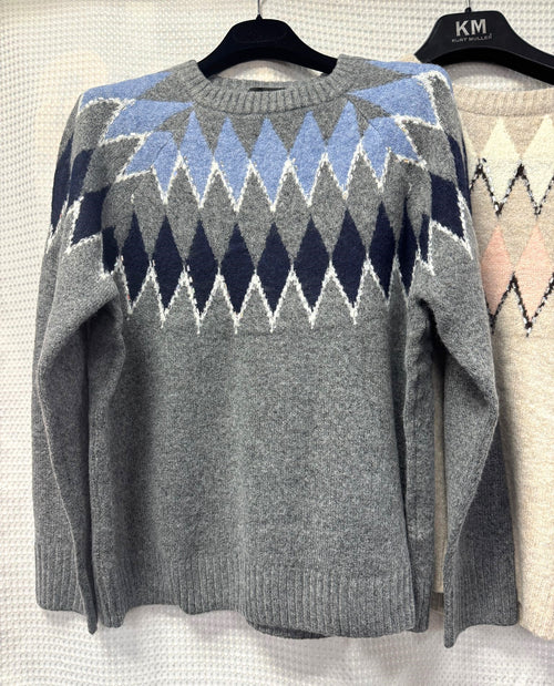 Sequin Ski Wool Blend Jumper