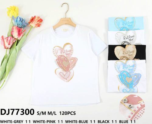 Follow your heart Cotton T-SHIRT