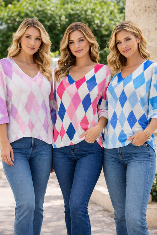 Diamond Print V Mesh Fine Knit