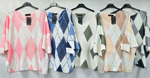 Diamond Print V Mesh Fine Knit