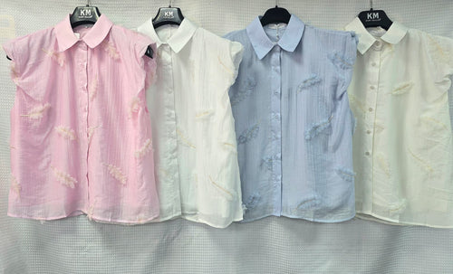 Amelia 3d Feather Lined Shirt