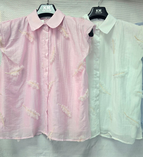 Amelia 3d Feather Lined Shirt