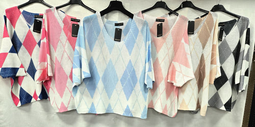 Diamond Print V Mesh Fine Knit