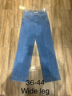Seam Front Wide Leg Voggo Jeans