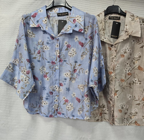 Floral Tencel Blouse