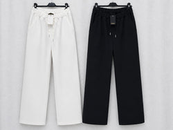Plain Wide Leg Stretch Magic Trousers