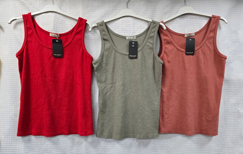 Cotton Ribbed Vest