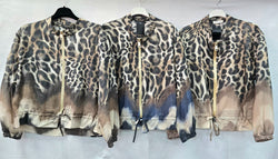 Leopard Lightweight Bomber Jacket