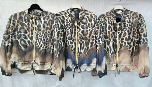Leopard Lightweight Bomber Jacket