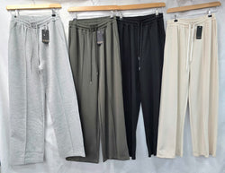 Seam Front Wide Leg Trousers