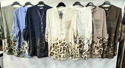 Tonal Leopard Sequin Shirt