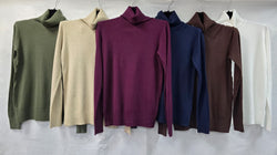 Classic Polo Neck Knit Sweater