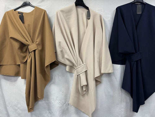 Knot Wrap Cape Poncho Style