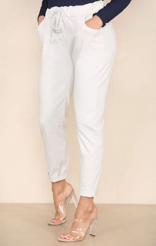 Plain Bi-Stretch Magic Trousers