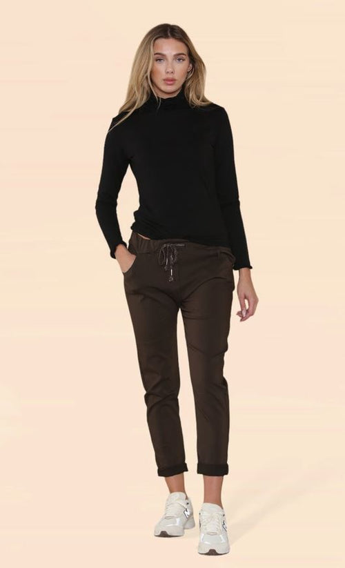 Plain Bi-Stretch Magic Trousers