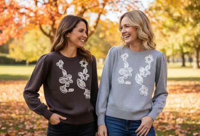 Cornelli Crew Neck Knit Jumper