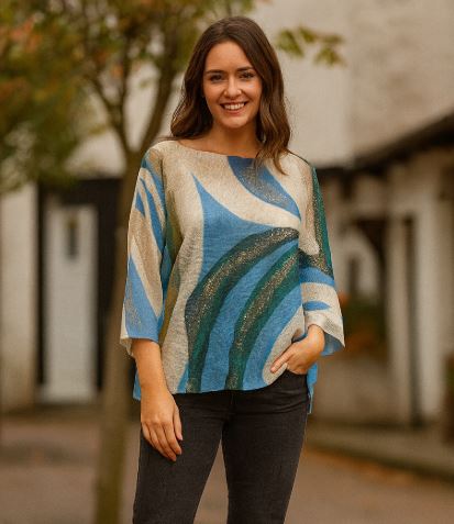 Amber Gold Metallic Fine Mesh Knit