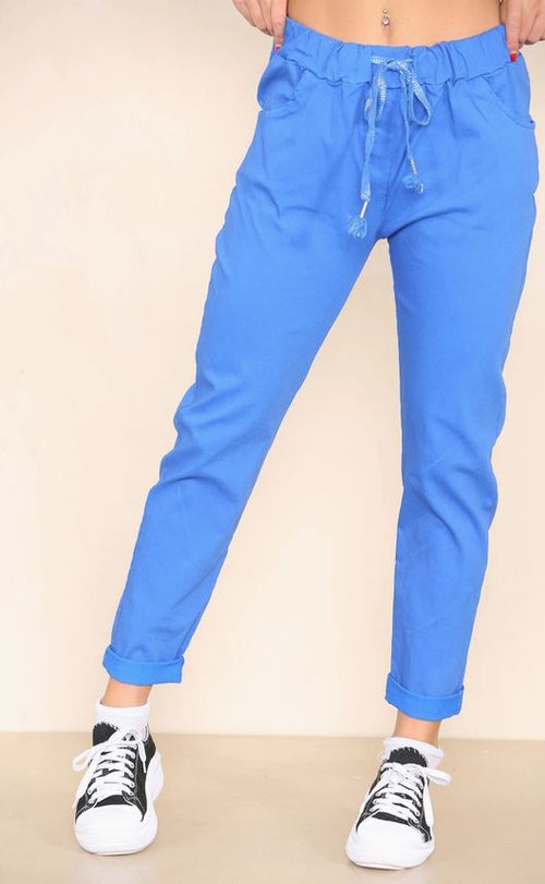 Plain Bi-Stretch Magic Trousers