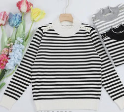 Stripe Zara Gold Stud Knit