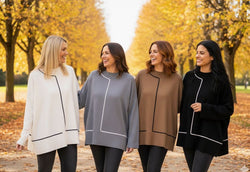 Taped Hem Trim Box Knit Jumper