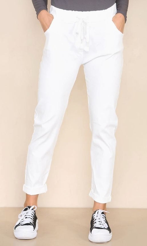 Plain Bi-Stretch Magic Trousers